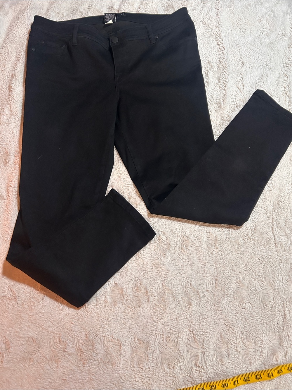Torrid Denim Black Straight-Leg Pants Plus Size